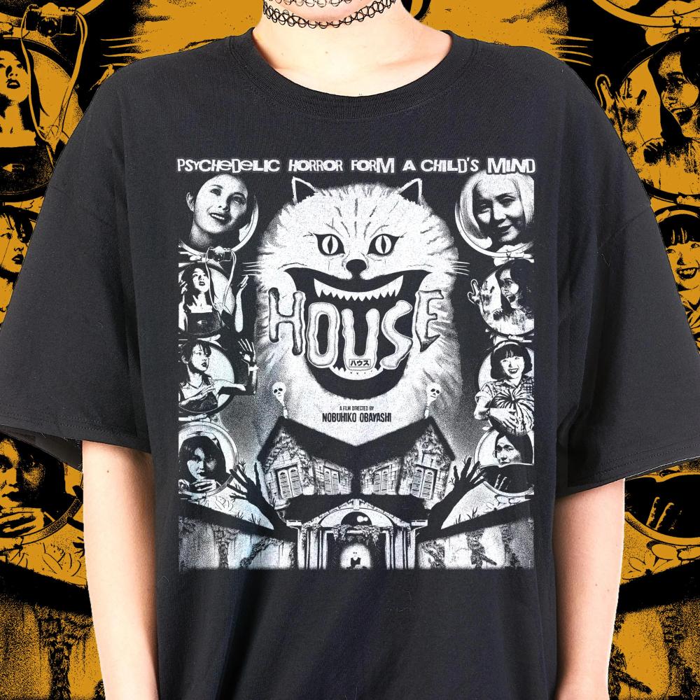 The House Movie 1977 Tshirt House Film Horror Film Movie Tshirt Clothing Graphic Short Sleeve Shirt Unisex Unisex Women AllSeason S