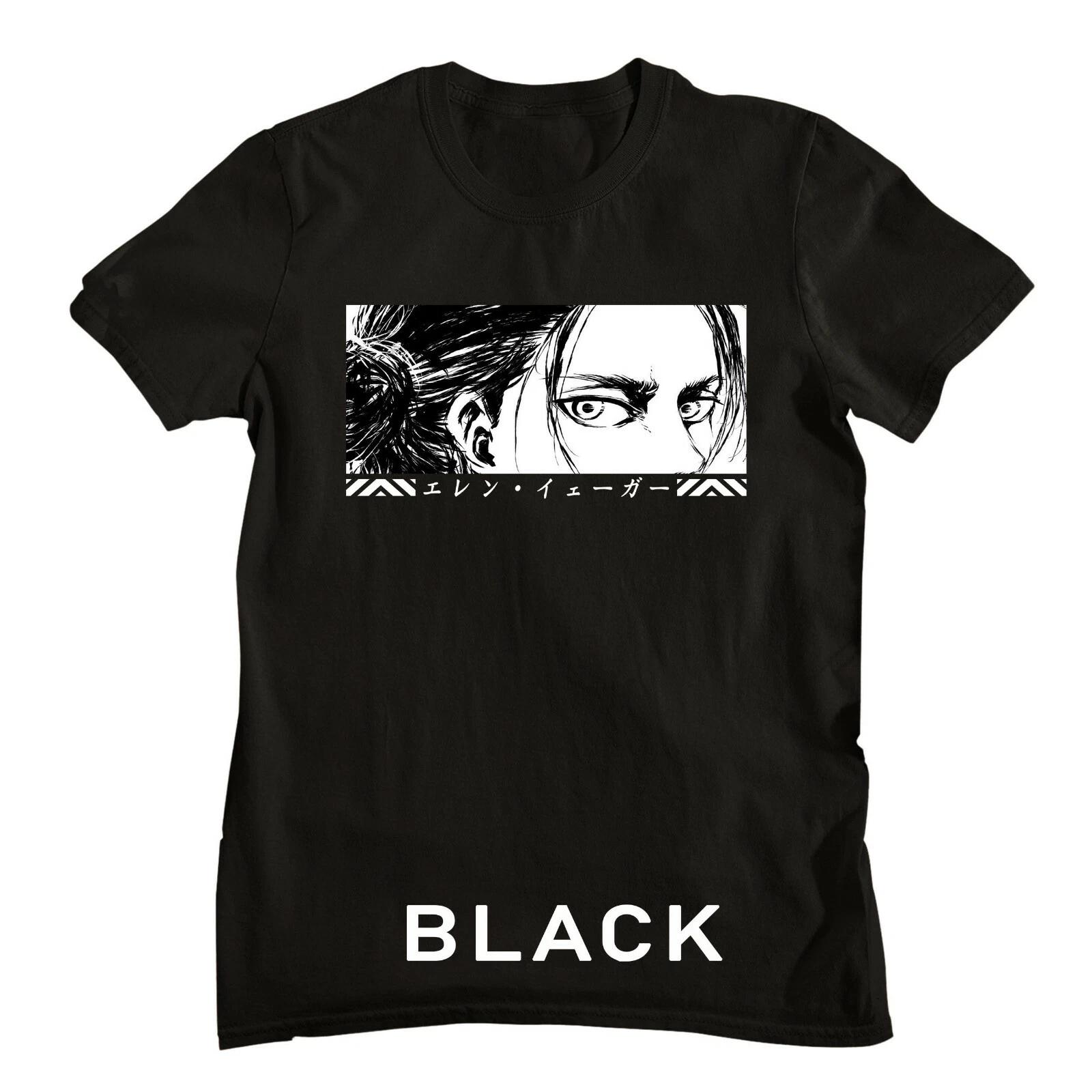 Unisex Attack on Titan Season 4 Eren Tatakae AoT Animation Eren Yeager Comfortable Breathable TShirt Y2k Ins 4XL