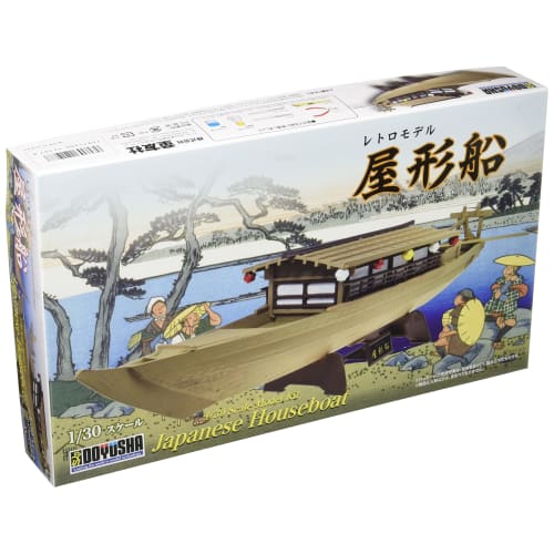 

Doyusha 1/30 Retro Model Houseboat Plastic Model