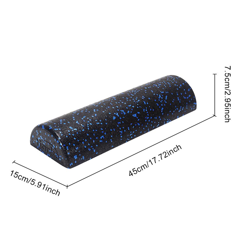 Yoga Massage Exercise Foam Roller EPP Half Round Balance Training Roller Portable Muscle Foam Roller for Pilates Bodybuilding