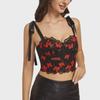 Butterfly Embroidered Straps for Outer and Inner Wear: Stylish Fishbone Vest Tops and Hot Girl Suspenders with Beautiful Back Design.