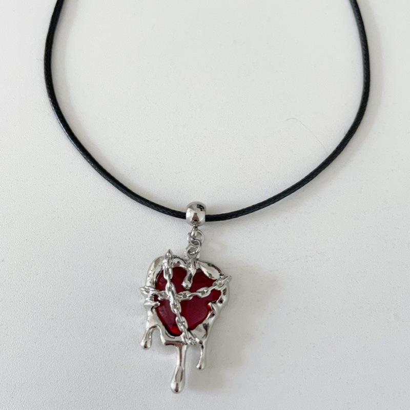 Fashion Lightning Pendant Necklace Ladies Stainless Steel Pendant Necklace Jewelry Party Wedding Gift