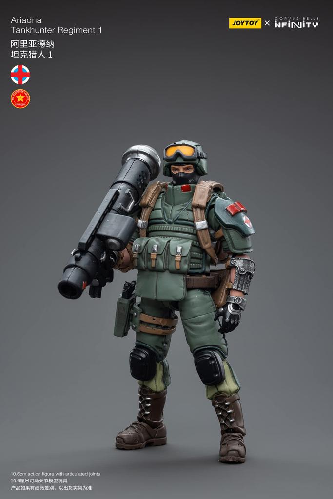JOYTOY x Infinity Ariadna Tank Hunter Regiment 1 Scale PVC ABS Painted Movable Figure 1/18 &