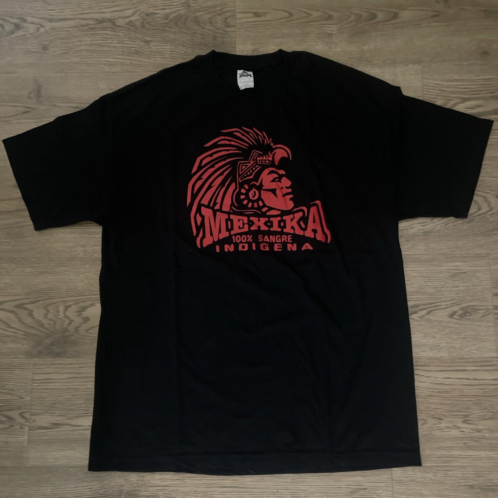 Aztec Warrior Indigenous T-Shirt L
