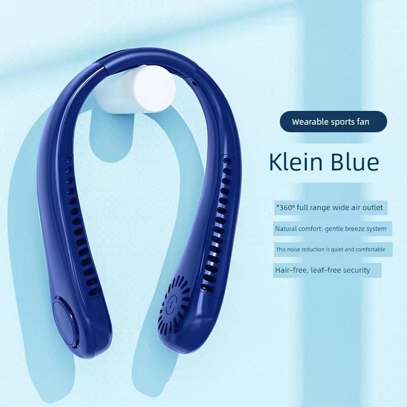 German Neck-Hanging Fan, Portable and Convenient Cooling Device for Lazy People, Mini Strong Wind, Silent, Powerful, Cooling, Refreshing, Lightweight