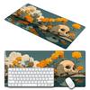 Sugar Skull Floral Deskmat Mexican Day of The Dead Mouse Pad Large Dia De Los Muertos Notepad Colorful Calavera Pattern Mousepad