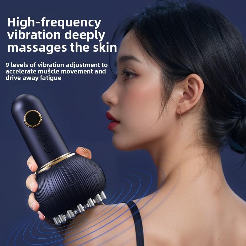Electric Meridian Brush - Shoulder and Neck Full Body Scratching Instrument - Universal Massage and Cupping Tool