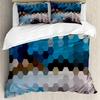 Geometric Duvet Cover Spanish Culture Inspired Ornamental Symmetric Floral Arrangement Vivid Palette Twin Polyester Qulit Cover