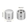 uxcell Aluminum Potentiometer Knobs Universal Volume Tone Control Knobs for Guitar Bass Silver 3-Pack 1/4" (6mm) 15/16"