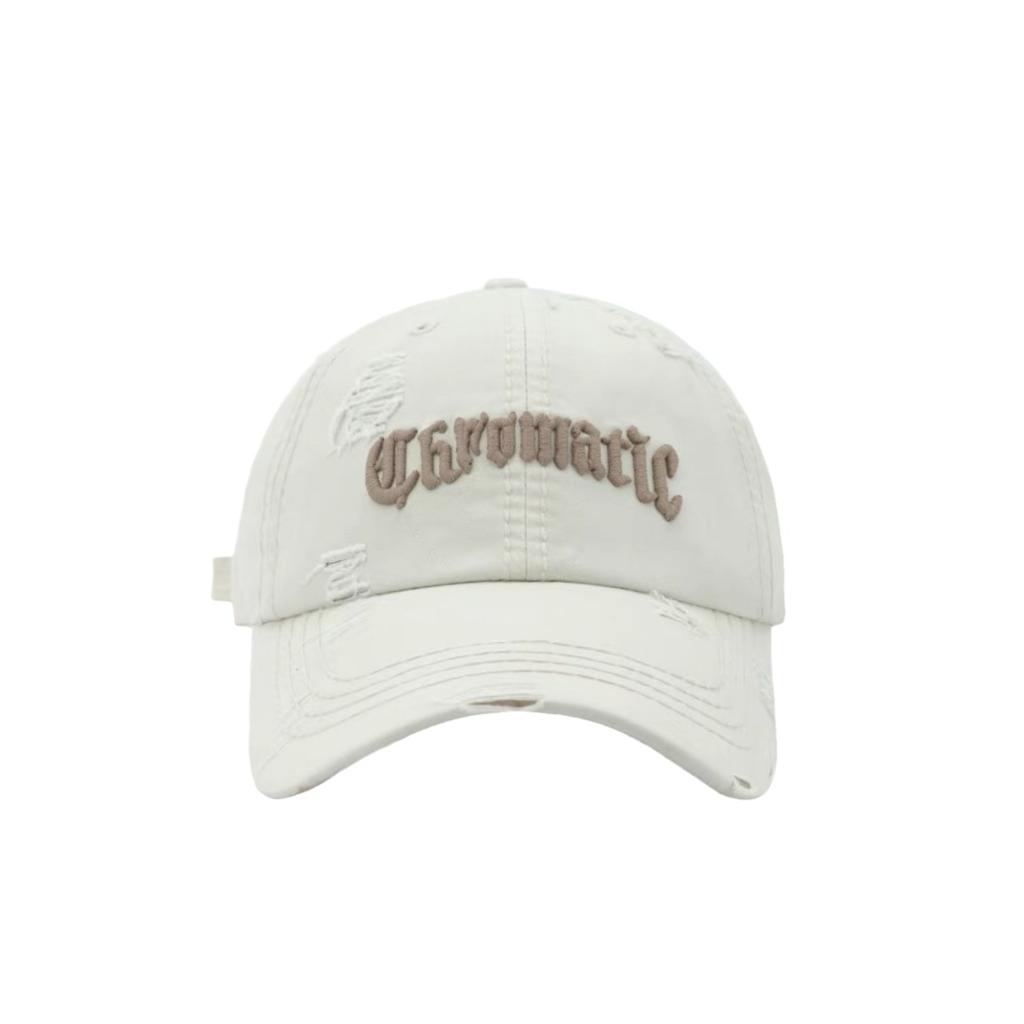 Three dimensional Letter Embroidery Baseball Cap  A Korean Style Fashionable Street Cap with Holes for Both Men and Women
