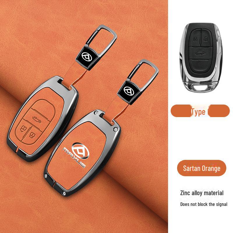 Capa de Chave SAIC Maxus D90 para Carro Maxus G50 2019 Feminino, Carcaça de Metal de Alta Qualidade com Fivela.