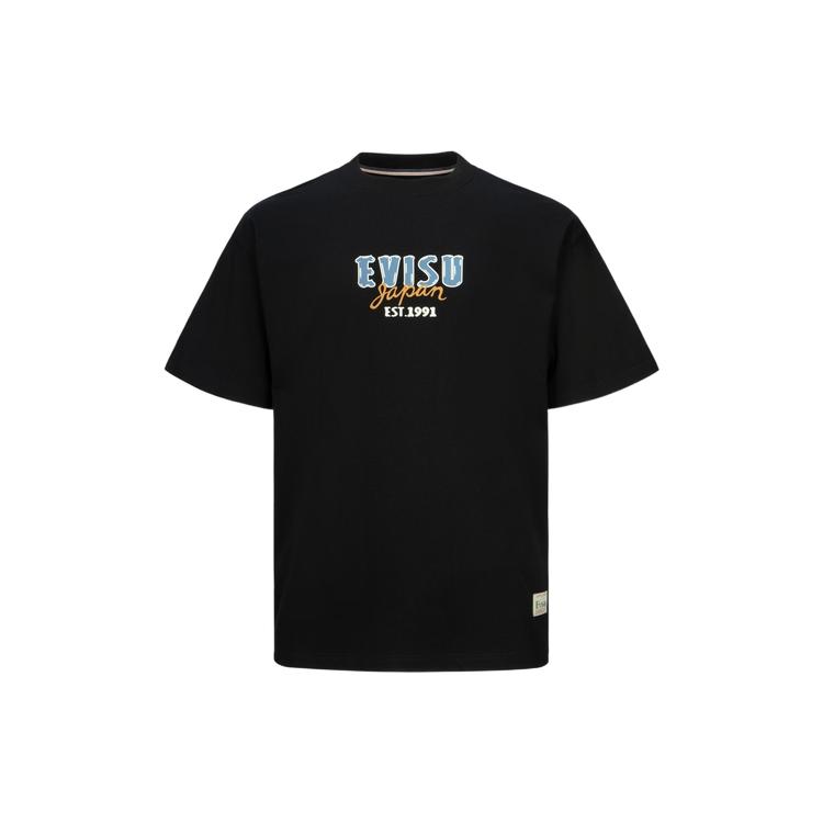 EVISU T-Shirts Men's Crew Neck Moderate Straight Fit 2EAHTM3TS1099RXCT