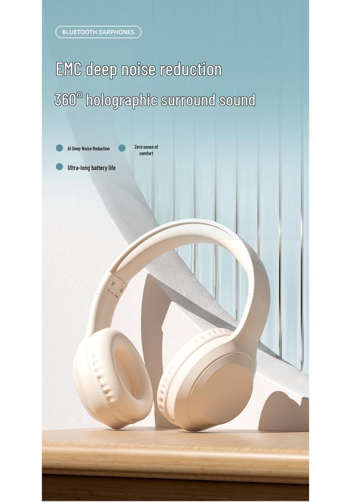 New Arrival Bluetooth Wireless Noise-Cancelling Headphones - Sports, Gaming, Long Battery Life