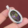 Copper Purpurite Pendant 925 Sterling Silver Pendant Handmade Jewelry Genuine Gemstone Pendant Antique Pendant Gifts For Him Silver Jewelry