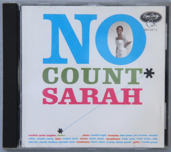 

CD SARAH VAUGHAN - No Count Sarah 8240572 EmArcy US Jazz Used