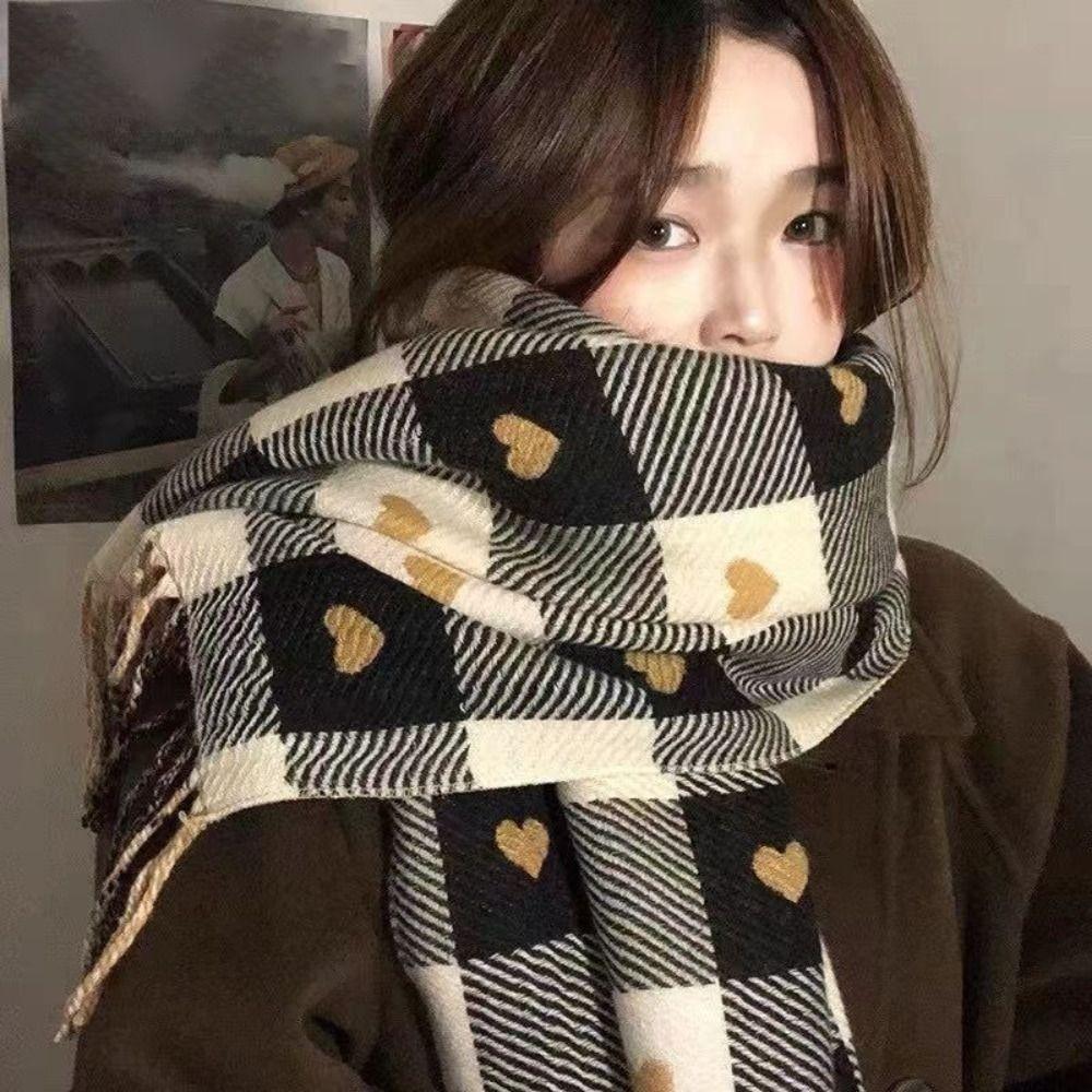 Coldproof Neck Warmer Windproof Scarves Bib New Knitted Scarf  Autumn and Winter