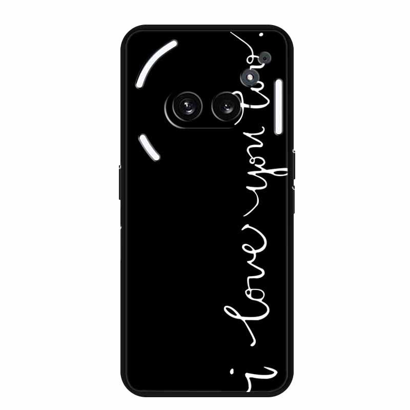 Nothing Phone 2A Luminous Hole TPU Case - Personalized Simple Color Design