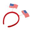 USA Flag Spring Headband 4th of July Independence Day Head Band Star Spangled Banner Festival Hair Accessory for Patriotic Party