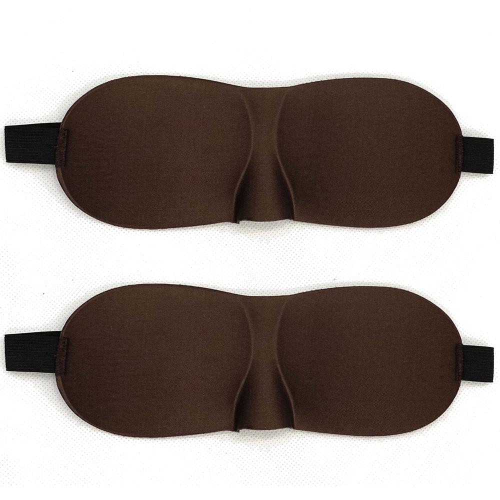 

Tcare 2Pc 3D Sleeping Eye Mask Travel Rest Aid Eye Mask Cover Patch Paded Soft Sleeping Mask Blindfold Eye Relax Massager Beauty