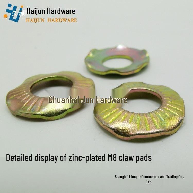 Stainless Steel M8 Multi-Tooth Ground Wire Washer
