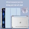 Protective Cover with Pen Slot for iPad 10.2" & 10.9", Airbag Anti-Fall, Pro 11" Transparent Case
