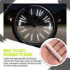 84PCS 360° Visibility Bicycle Wheel Reflector 75mm Reflective Spoke Skins  Night Riding