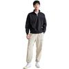 Calvin Klein Felpa Floccata Pullover Mezza Zip Uomo Felpe Nero Spazio J324100