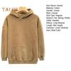 Winter Couple Hoodie Washed Retro Loose Hooded Pullover Long Sleeve Unisex Top Elastic Cuffs Thick Fall Spring Hoodie