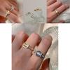 Atemberaubender S925 Silber Verstellbarer Ring Mit Natürlicher Muschel Schnalle Für Damen Mode