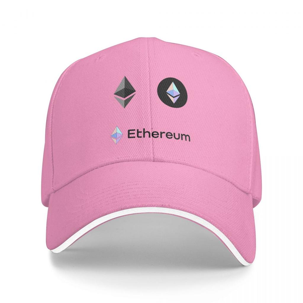 Ethereum Cryptocurrency Baseball Caps Snapback Baseball Hats Breathable Casual Casquette Outdoor Unisex