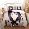 My Dress Up Darling Kitagawa Marin Fun Cartoon Poster Sheets Quilt Covers Bedding Dormitory Soft Warm Cozy Breathable Bed Sheet