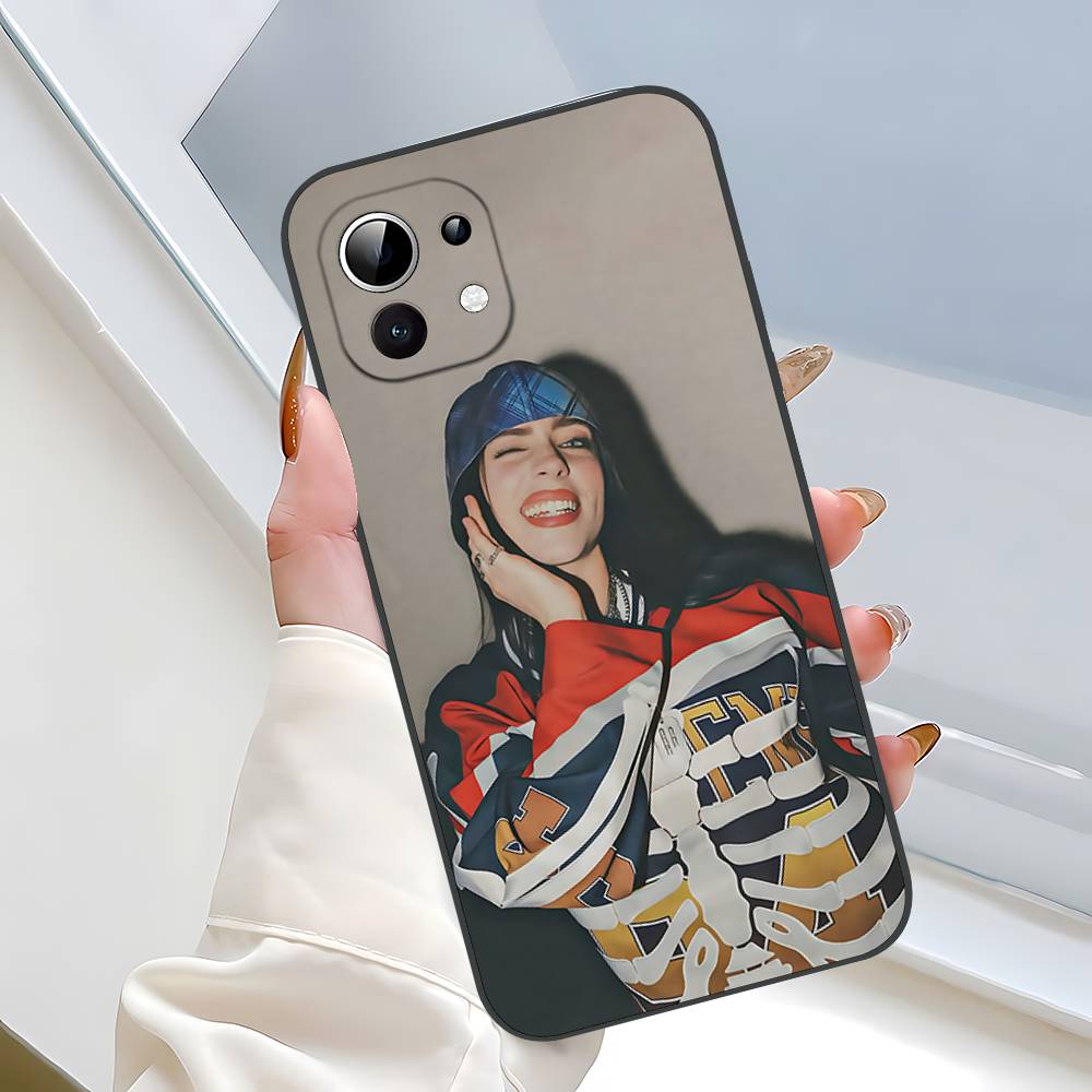 American Classic Female Singer Slim Black Shockproof Phone Case: Snug Fit For Xiaomi 12,11,12S Ultra & Redmi Note 11,10T,9,9A,8P