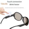 2-in-1 Bluetooth-compatible Sunglasses Headphones IPX4 Waterproof Ultralight Polarized Lens UV Protection Sports Smart Glasses Earphone