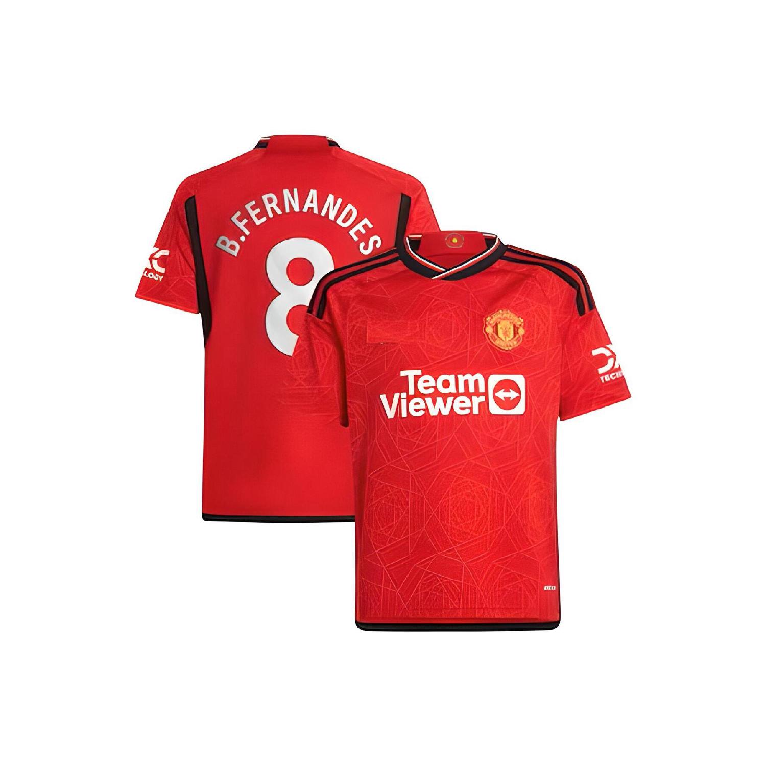 

Bruno Fernandes M.united 2023/24 Season Kids Football Fan Jersey 4 Pieces