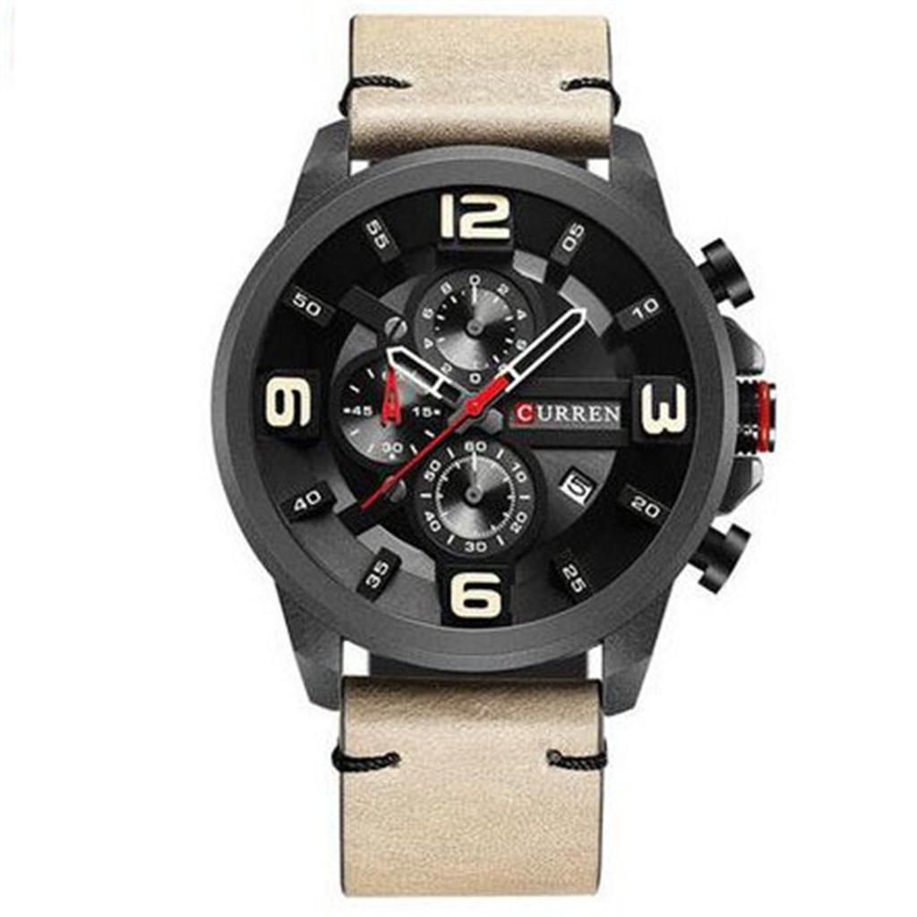 Men's Waterproof Luminous Running Alarm Clock Watch