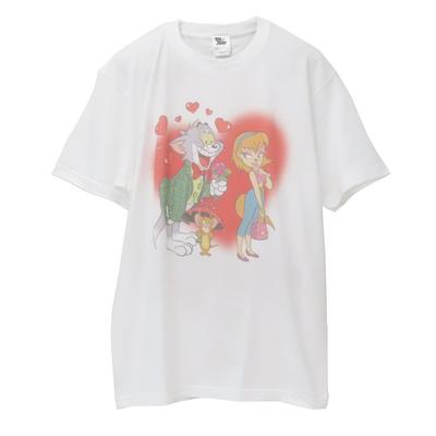 Small Planet Tom and Jerry Love L Size T-shirt