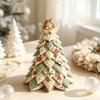 Creative Christmas Gifts for Crafters DIY Quilted Tree Kit, 3D Fabric Patchwork Craft Set Holiday Decorations Beginners, Handmade Tabletop Decor with