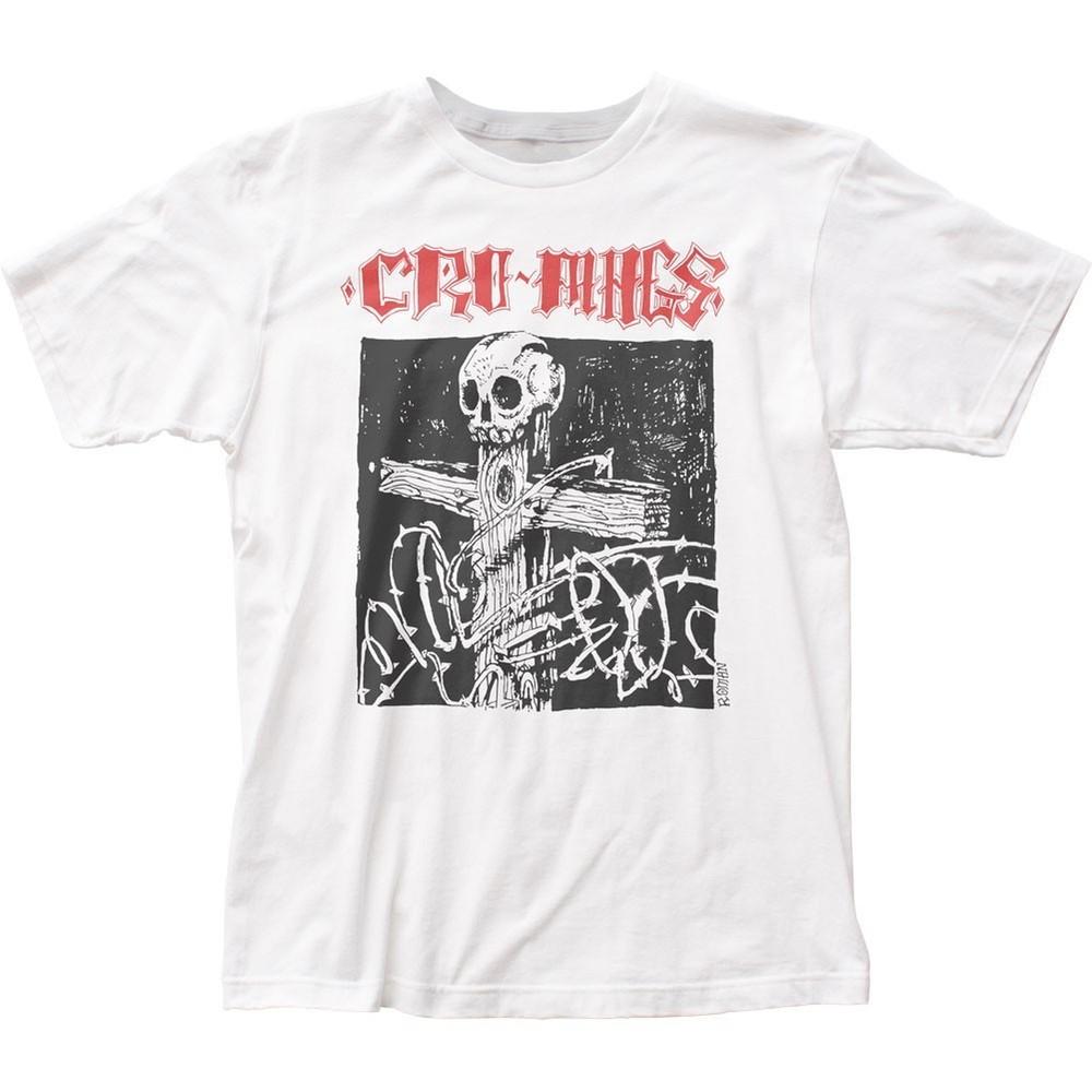 

CroMags Cross and Thorns Mens T Shirt Music Classic Rock Band Tee New White Unisex T-Shirt S