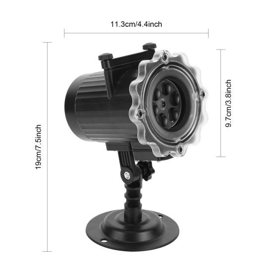 Halloween Christmas Projector Light Waterproof Thanksgiving LED Projection Lamp with 16Pcs Slides