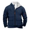 Men's Solid Color Zipper Pocket Zipper Sweatshirt Jacket Men's Sports Large Size Casual Sweatshirt Jacket