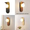 Modern Minimalist Wall Light With Led And Pvc Shade For Home Use