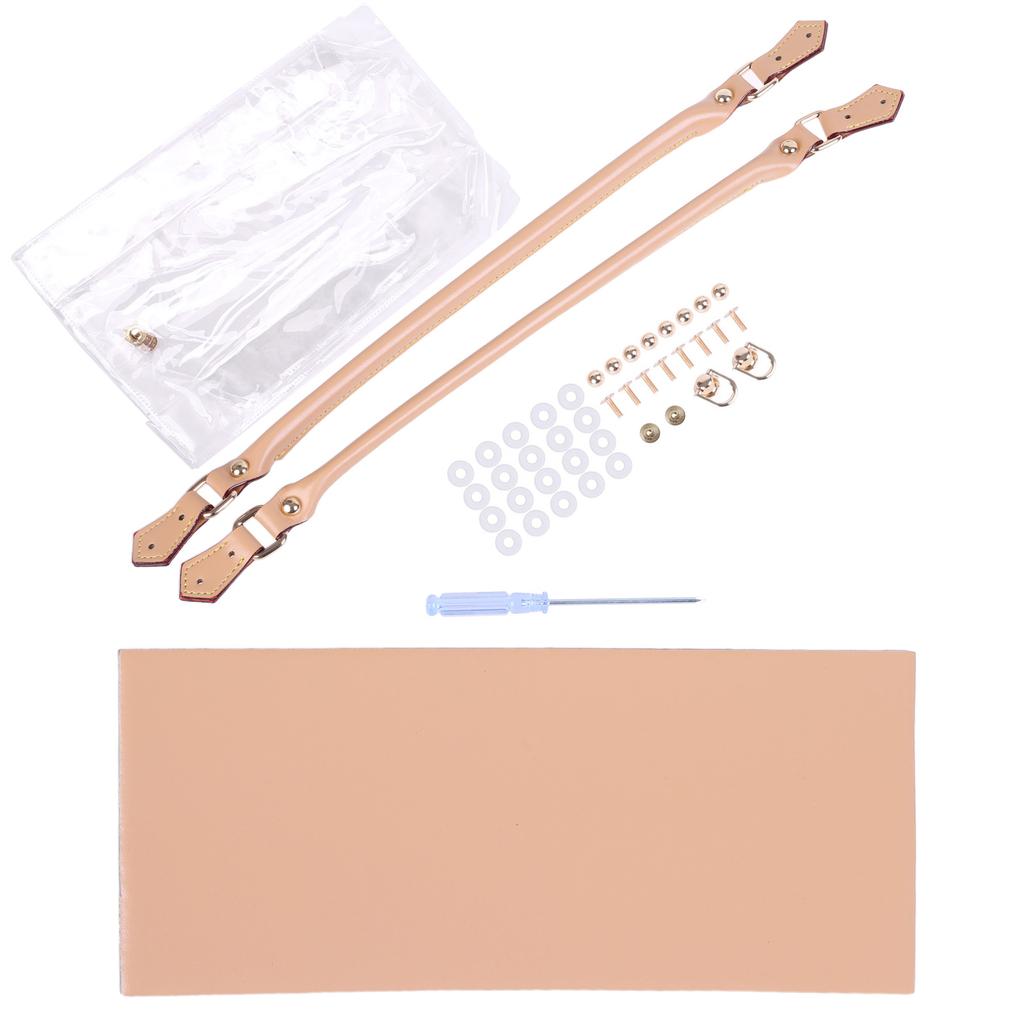 Women Bag Making Kit Clear PVC Handbag DIY Gift Bag Sewing Craft for Mom Girlfriend Birthday Gift