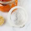 Silicone Jar Sealing Rings, 10 Pack Pull Tabs Leak Proof Rubber Gaskets for Small Glass Food Storage Jars Seal, 3.75Inch Regular Mouth