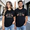 USA 250th Anniversary 17762026 T Shirt Retro American Flag Eagle Graphic Tee Unisex Unisex Soft Cotton Patriotic Streetwear Gift