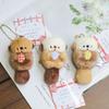 Otter Sea Keychain Cute Cartoon Girl Backpack Decorated Plush Dolls Pendant