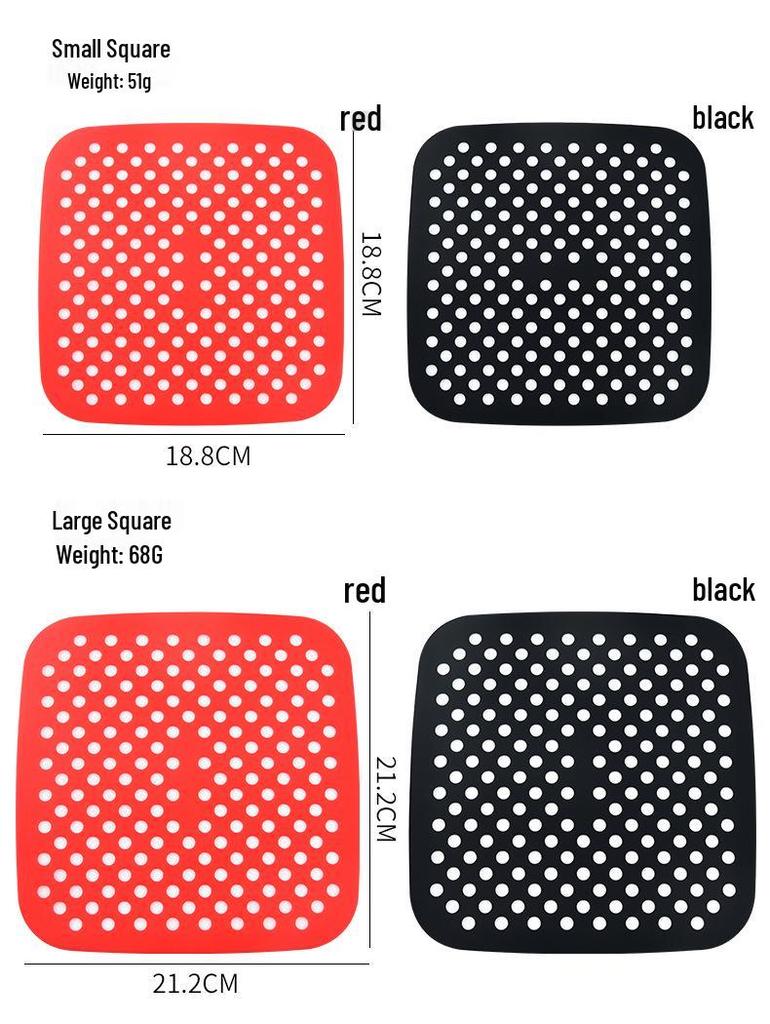 Silikon Heißluftfritteusenmatte & Einlage
