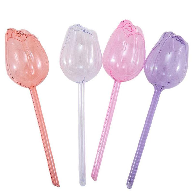 Stylish Plant Watering Solution Tulip Plant Watering Globes Self Watering Bulbs For Indoor Outdoor Plants Automatic Spikes