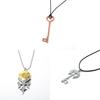 Collier avec pendentif empreinte digitale Nisekoi avec design de personnage de dessin animé pour les fans d'anime
