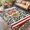 VfB Stuttgart Print Rug, Washable Floor Carpet, For Entryway Dorm Laundry Room Office Study, Home Decor Birthday Christmas Gift