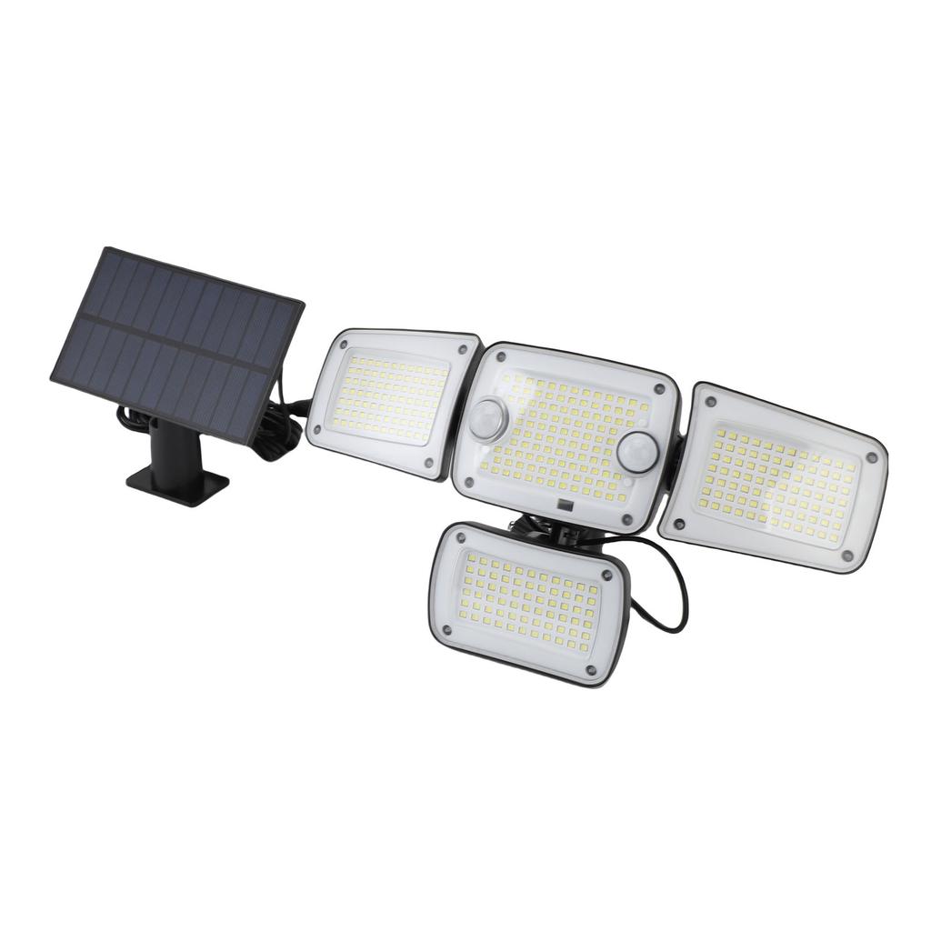Solar Outdoor Light with Motion Sensor IP65 Water Proof 270 degrees Wide Angle Flood Wall Mount 3 Modes